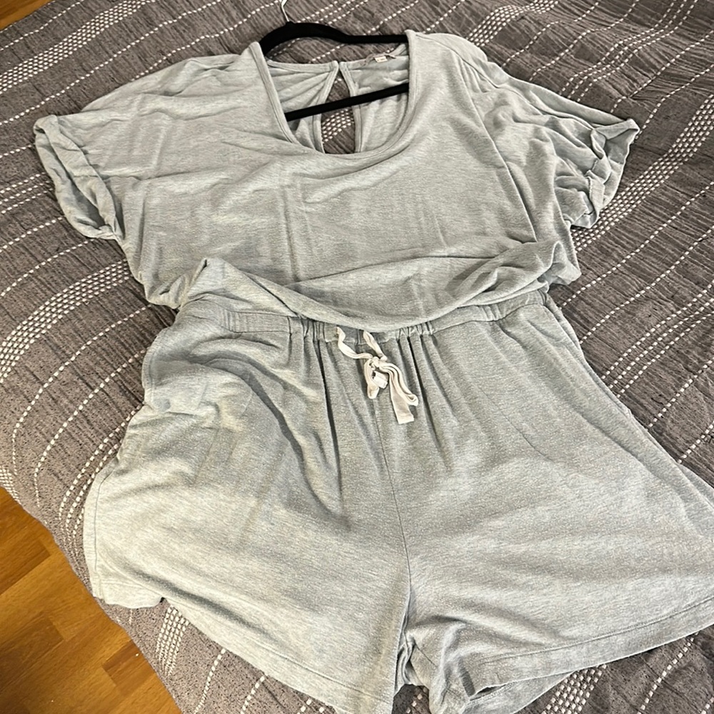 Light blue romper